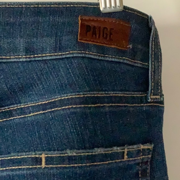 Paige Denim 'Verdugo Crop' Cropped Denim Jeans in a Dark Wash (26W X 26L) - Picture 11 of 11
